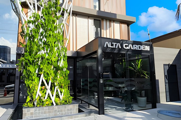 Flat pé na areia com linda vista no Alta Garden