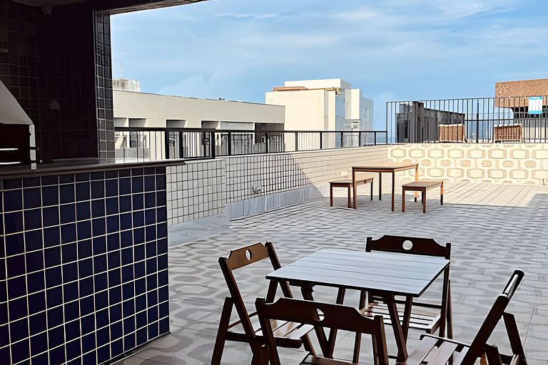 Flat Confortavel a poucos passos da praia