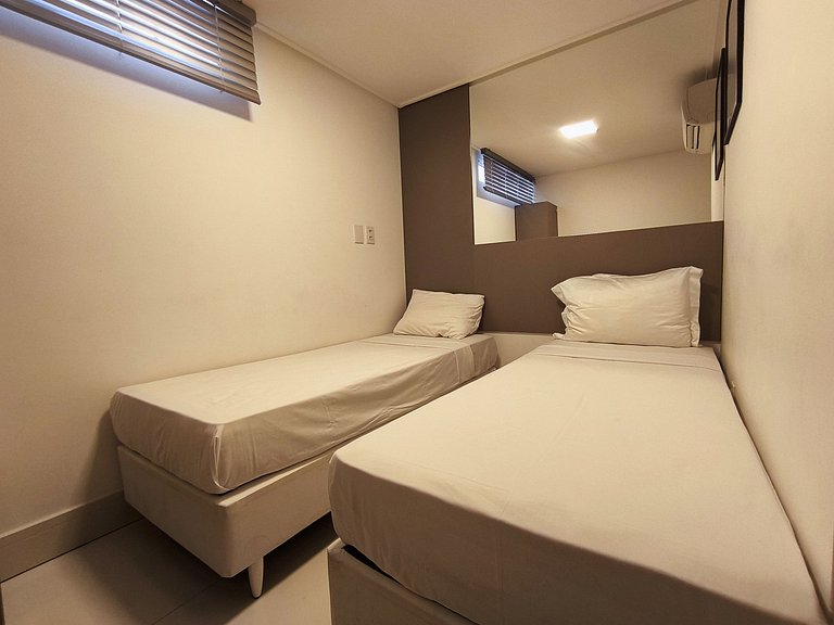 Apt aconchegante de 2 quartos no Solar Tambaú