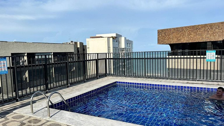 Flat Confortavel a poucos passos da praia