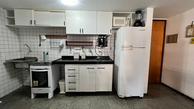 Flat Confortavel a poucos passos da praia