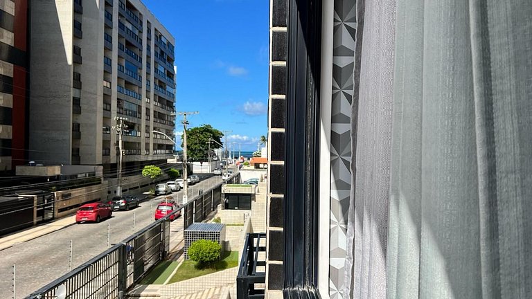 Flat Confortavel a poucos passos da praia