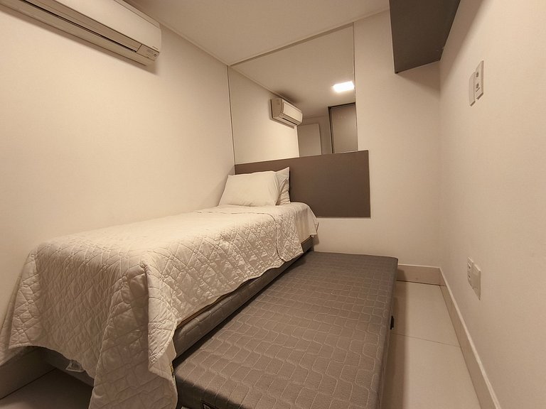 Apto Luxo 2 quartos com café incluso