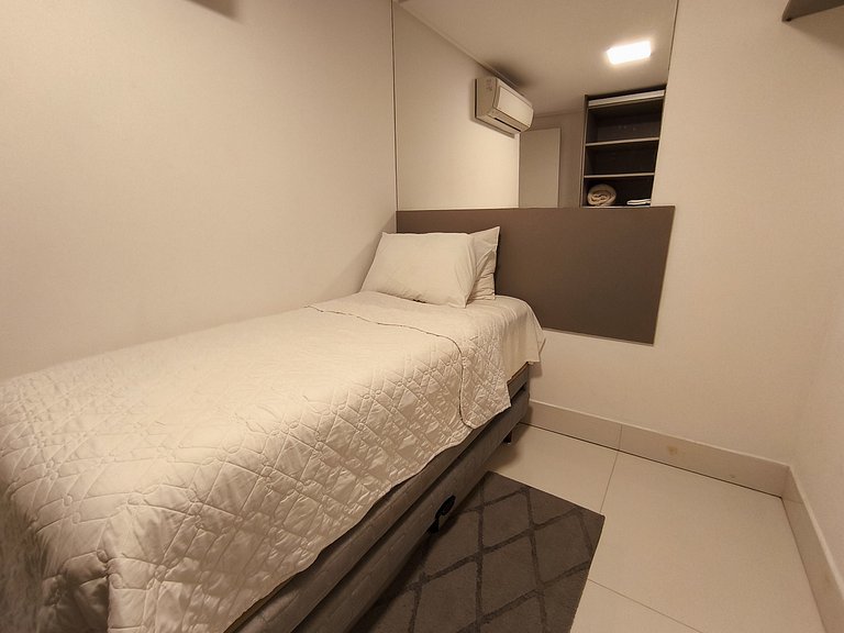 Apto Luxo 2 quartos com café incluso