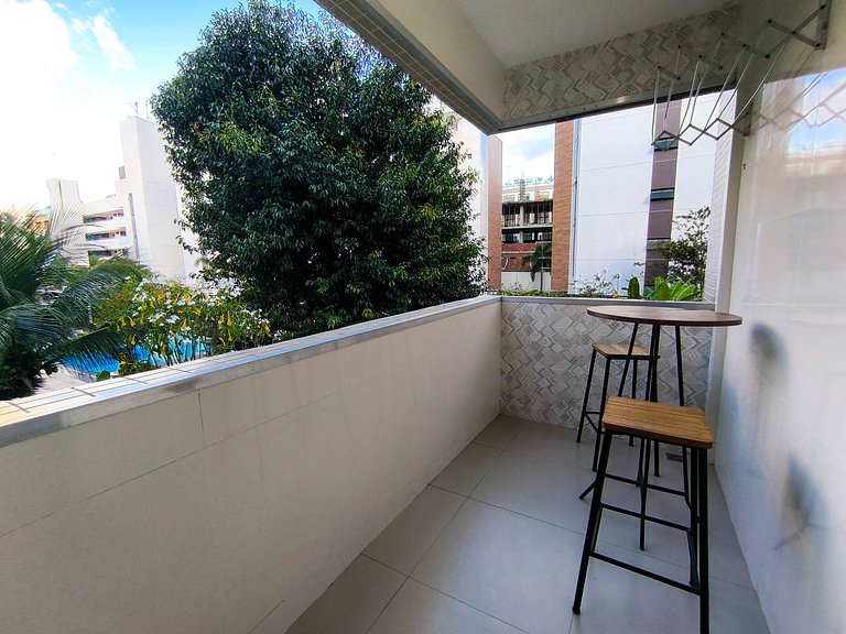 Apto 4 quartos com piscina na praia de Cabo Branco