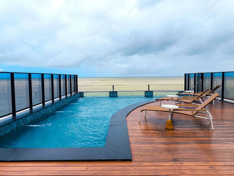 Alta Marine: Flats térreo pé na areia