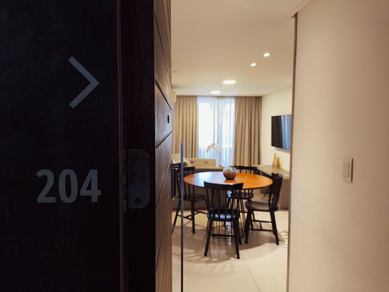 Apto Luxo 2 quartos com café incluso