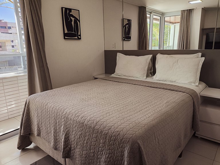 Apto Luxo 2 quartos com café incluso