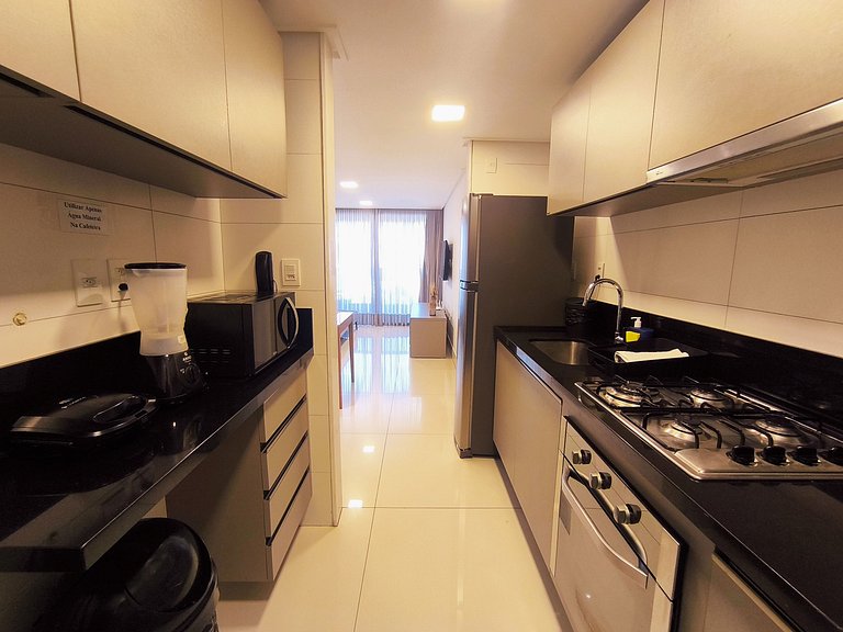 Apto Magnifico de 2 quartos com café