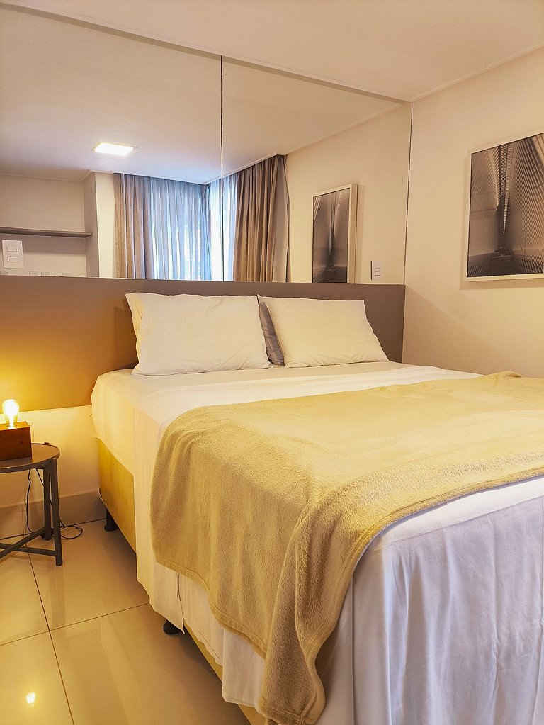 Apto moderno de 2 quartos com café incluso (1)