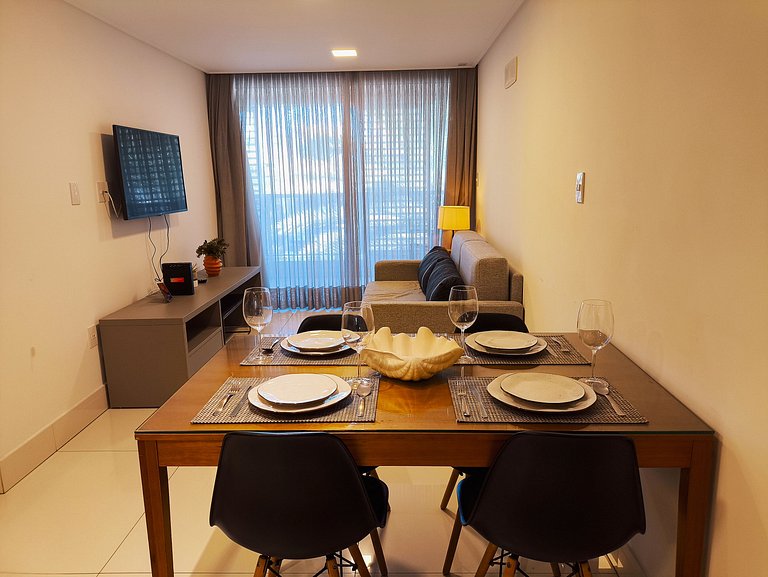 Apto moderno de 2 quartos com café incluso (1)