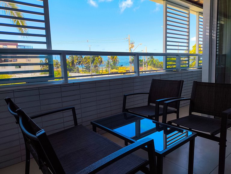 Apt 2 quartos no Solar Tambaú com vista para o mar