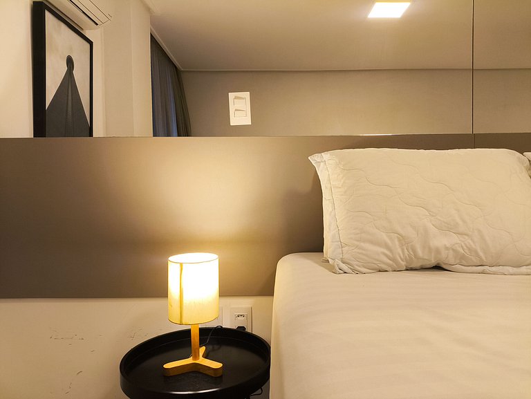 Apto aconchegante com vista mar no Solar Tambaú