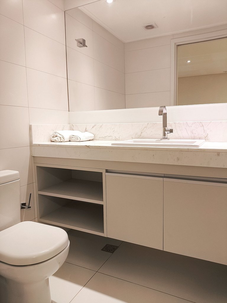 Apto aconchegante 1q com vista mar - café incluso