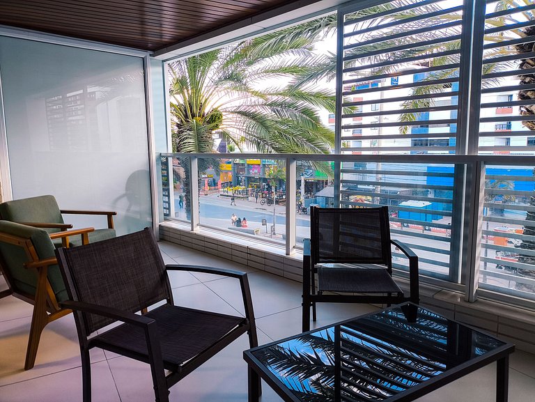 Apto aconchegante 1q com vista mar - café incluso