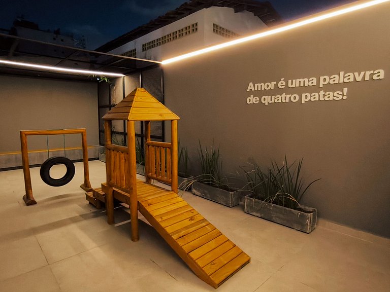 Apto confortável no Acqua Tambaú