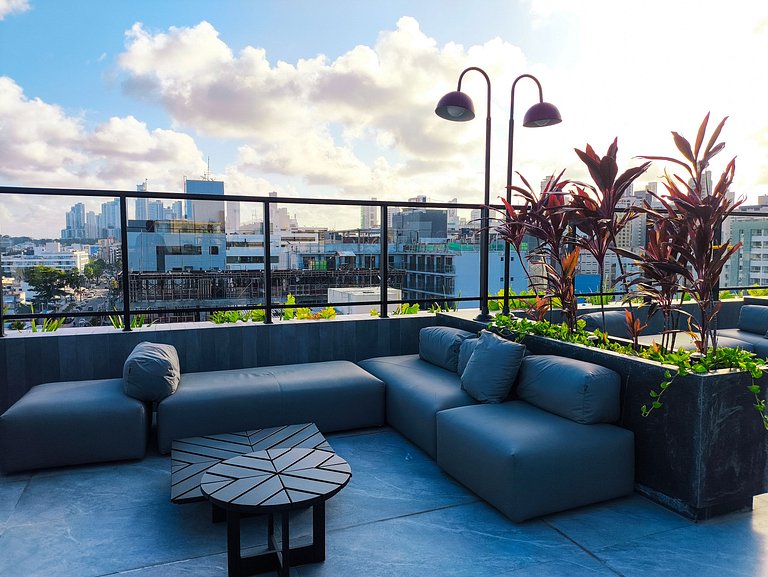 Apto confortável no Acqua Tambaú