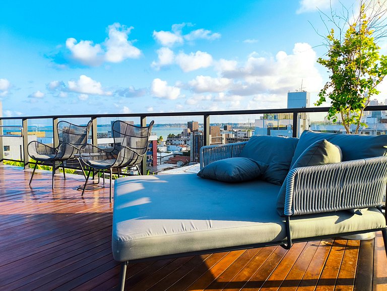 Apto confortável no Acqua Tambaú