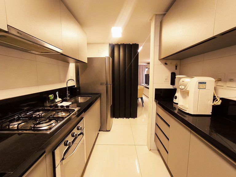 Apto 2 quartos vista mar e piscina no Solar Tambaú