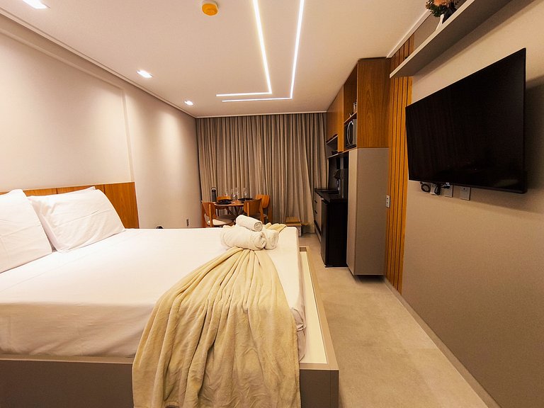 Apto confortável no Acqua Tambaú