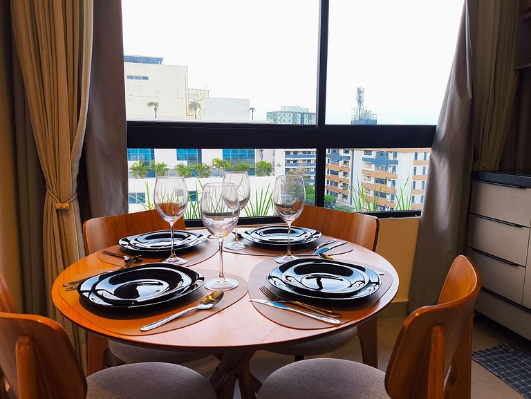 Apto confortável no Acqua Tambaú