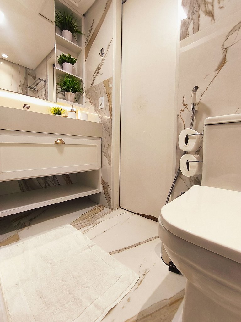 Flat Frente Mar no Marinas Praia Flat