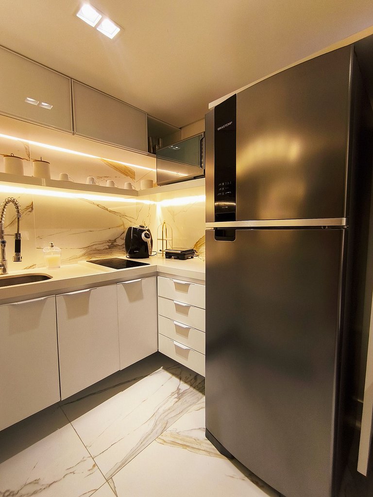 Flat Frente Mar no Marinas Praia Flat