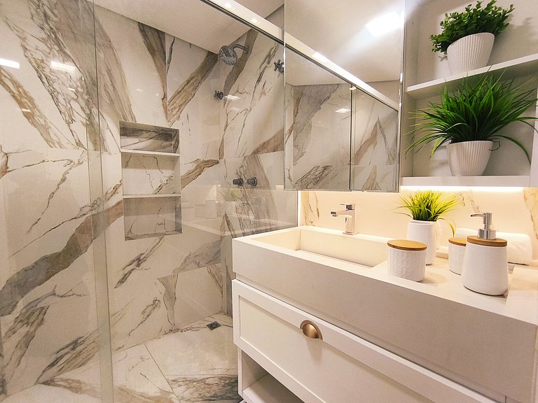 Flat Frente Mar no Marinas Praia Flat