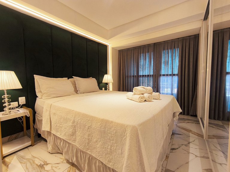 Flat Frente Mar no Marinas Praia Flat