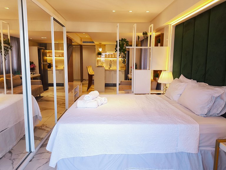 Flat Frente Mar no Marinas Praia Flat