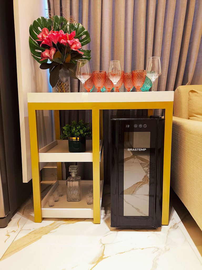 Flat Frente Mar no Marinas Praia Flat