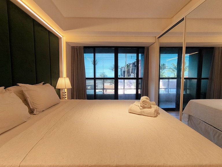 Flat Frente Mar no Marinas Praia Flat