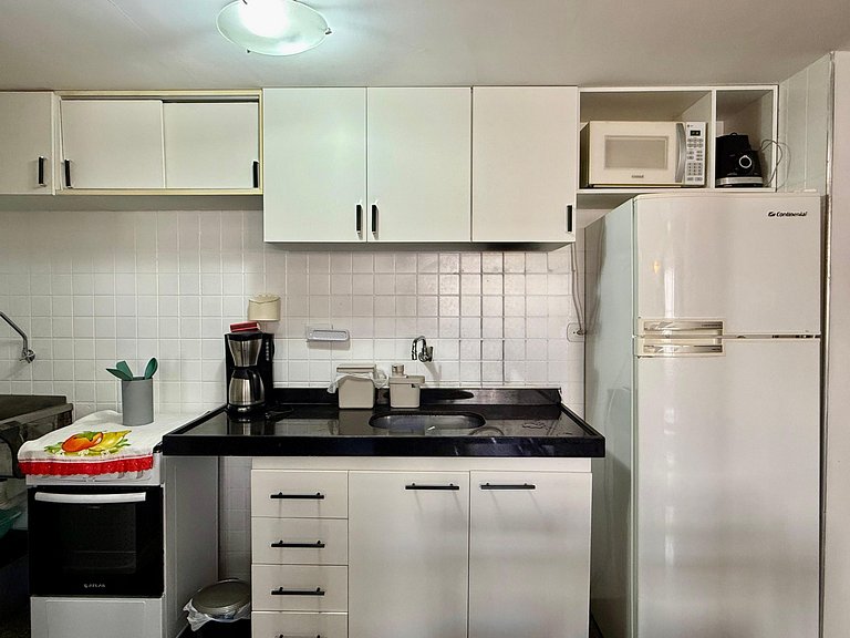 Flat Confortavel a poucos passos da praia