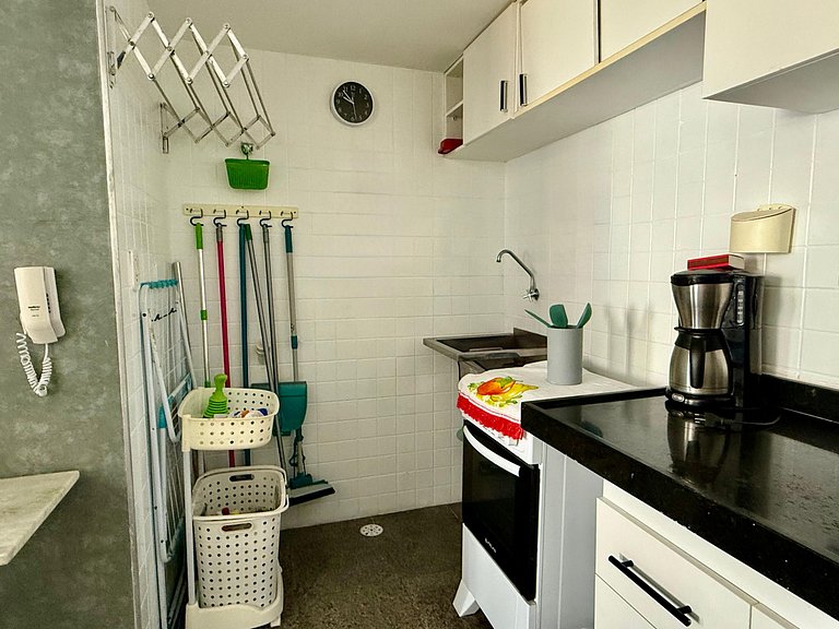 Flat Confortavel a poucos passos da praia