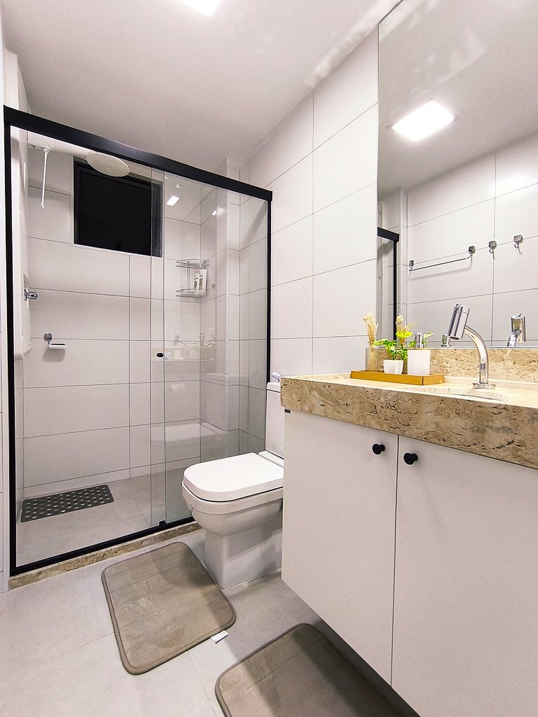 Apto 3 quartos beira-mar no Falésia Alliance