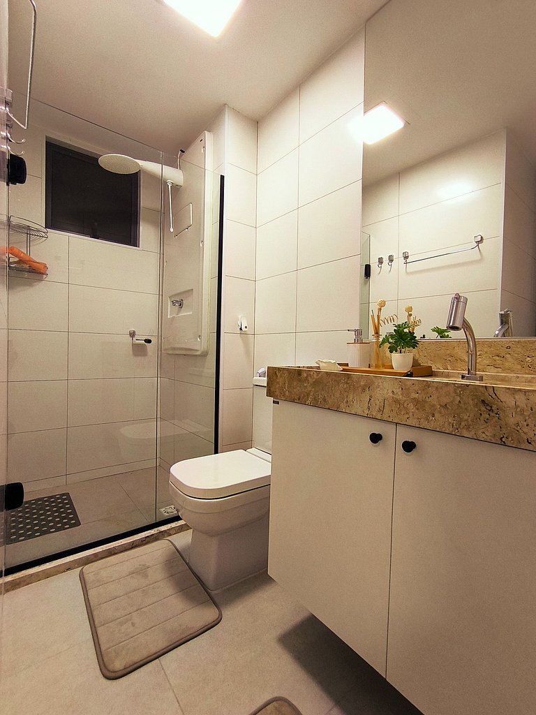 Apto 3 quartos beira-mar no Falésia Alliance