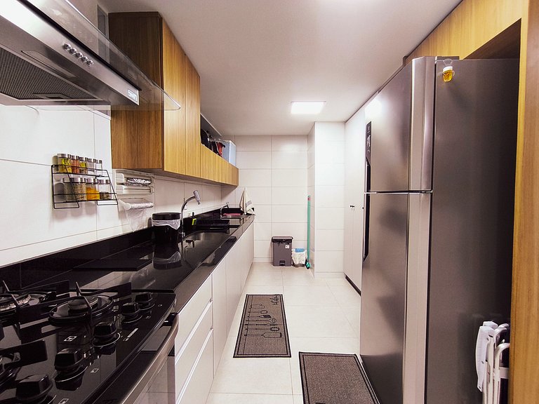 Apto 3 quartos beira-mar no Falésia Alliance