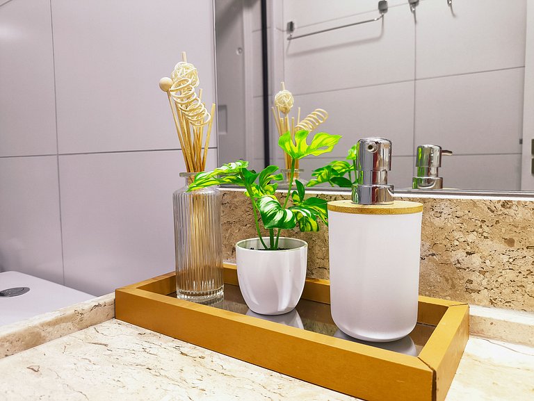 Apto 3 quartos beira-mar no Falésia Alliance