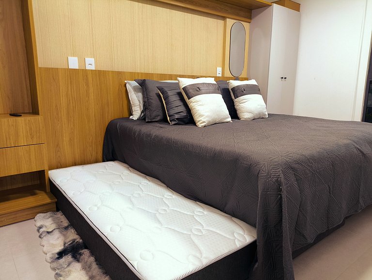 Apto 3 quartos beira-mar no Falésia Alliance