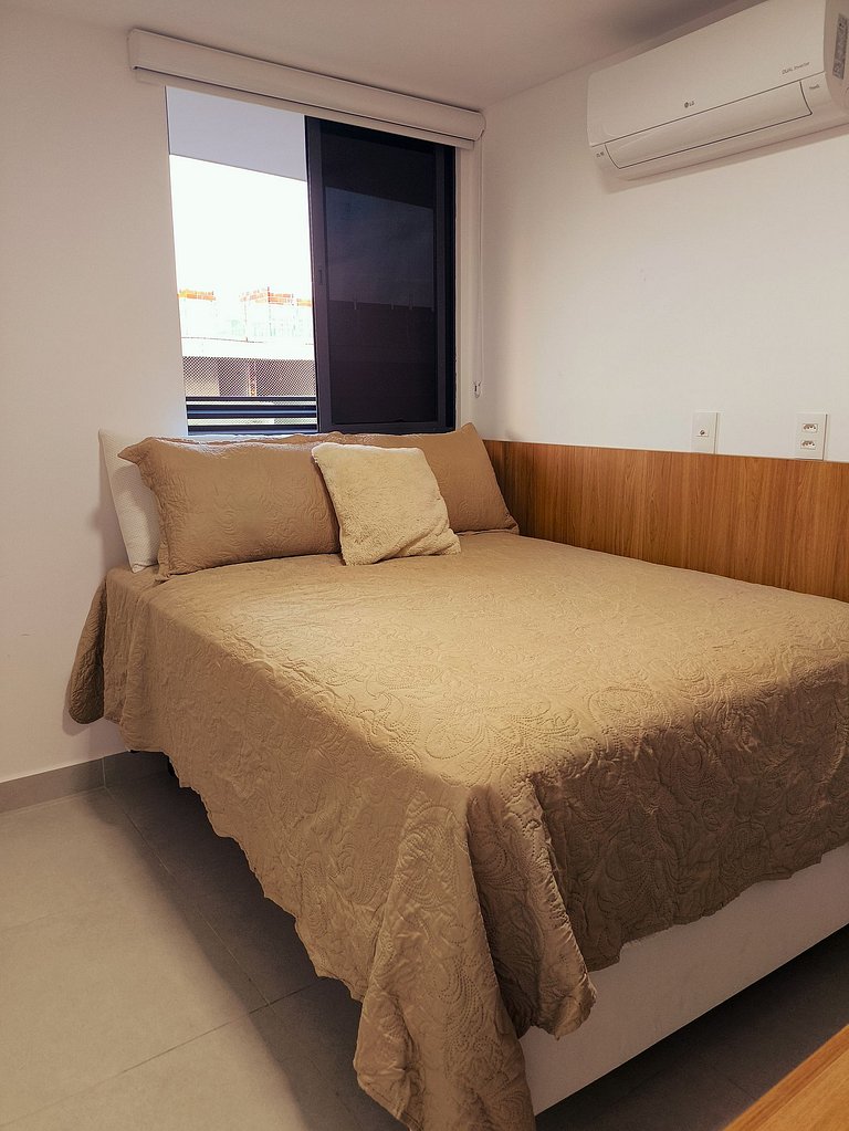 Apto 3 quartos beira-mar no Falésia Alliance