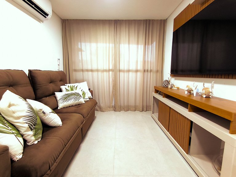 Apto 3 quartos beira-mar no Falésia Alliance