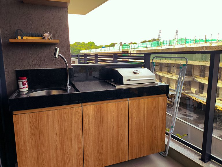 Apto 3 quartos beira-mar no Falésia Alliance