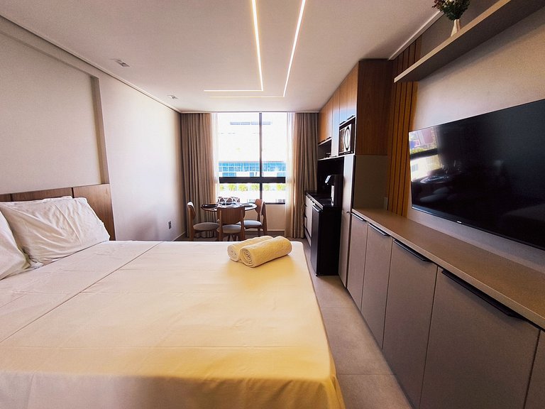 Apto confortável no Acqua Tambaú