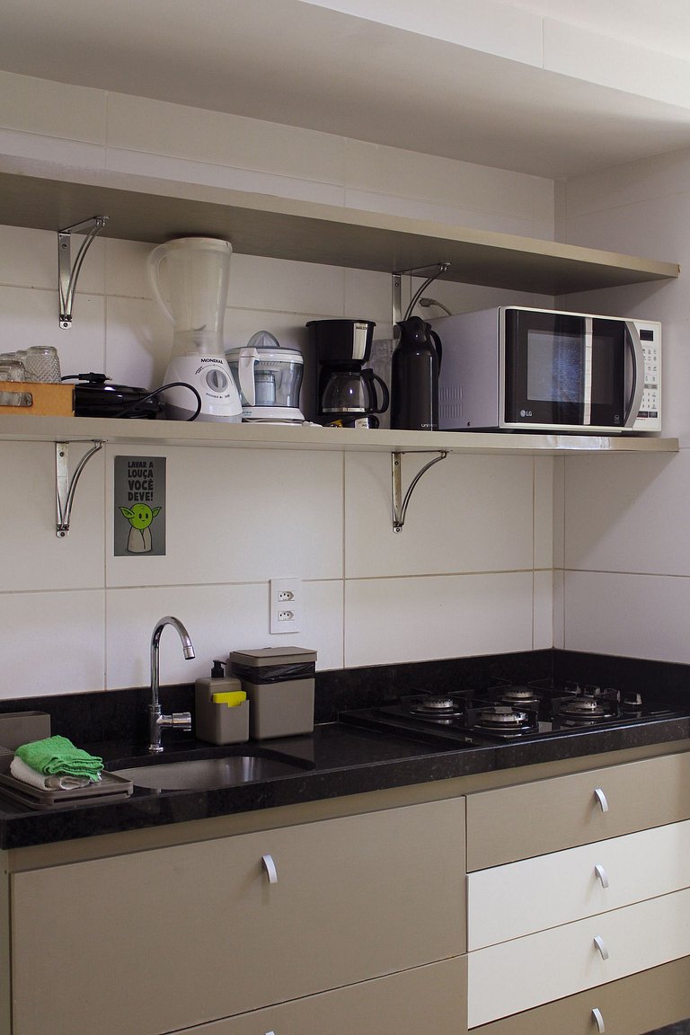 Apartamento confortável pertinho do mar