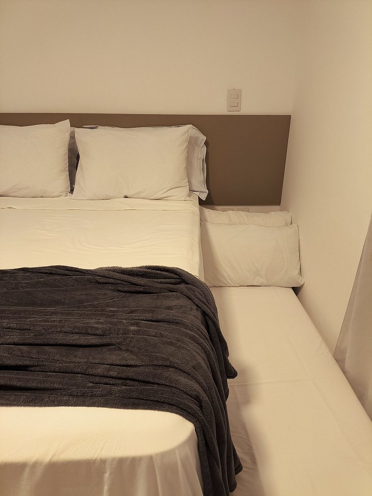 Apt Deslumbrante 2 Quartos com café incluso