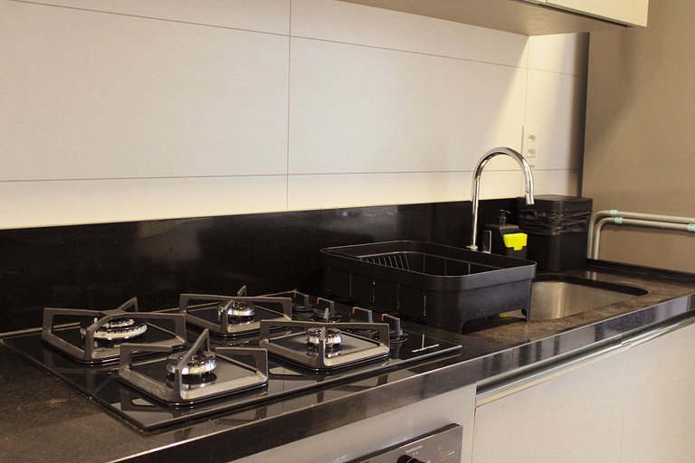 Apt Deslumbrante 2 Quartos com café incluso