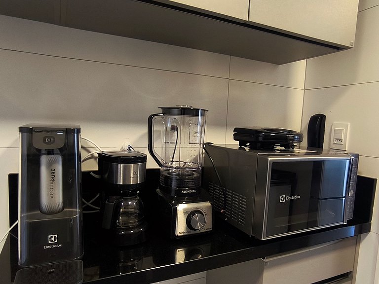 Apt Deslumbrante 2 Quartos com café incluso