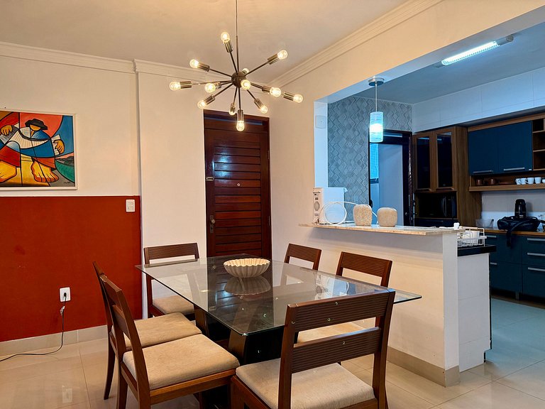 Apto 4 quartos com piscina na praia de Cabo Branco